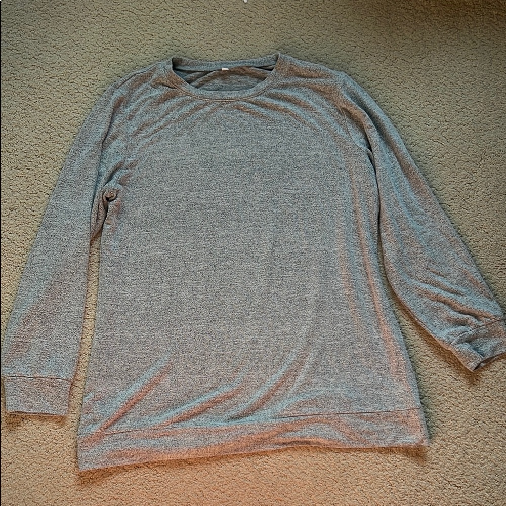 Gray Long Sleeve Sweater
